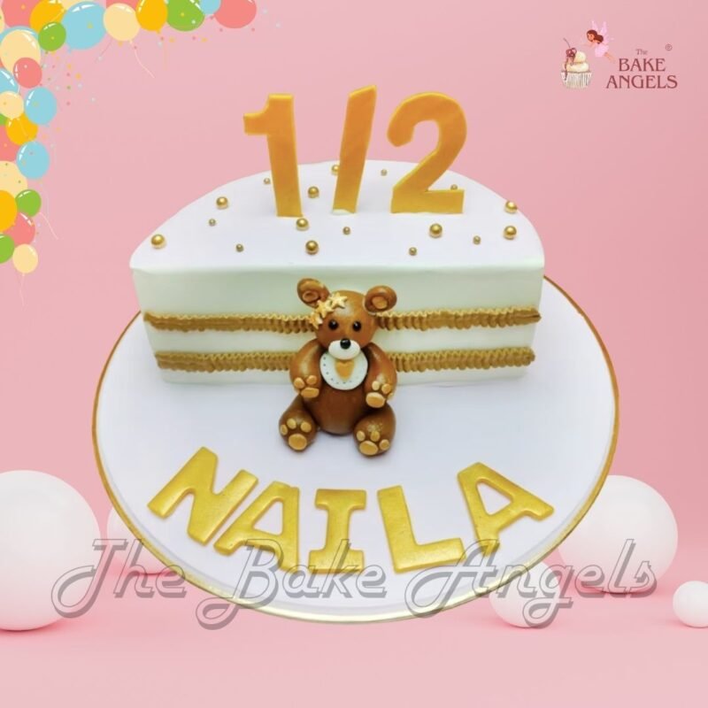 Half Teddy Cake
